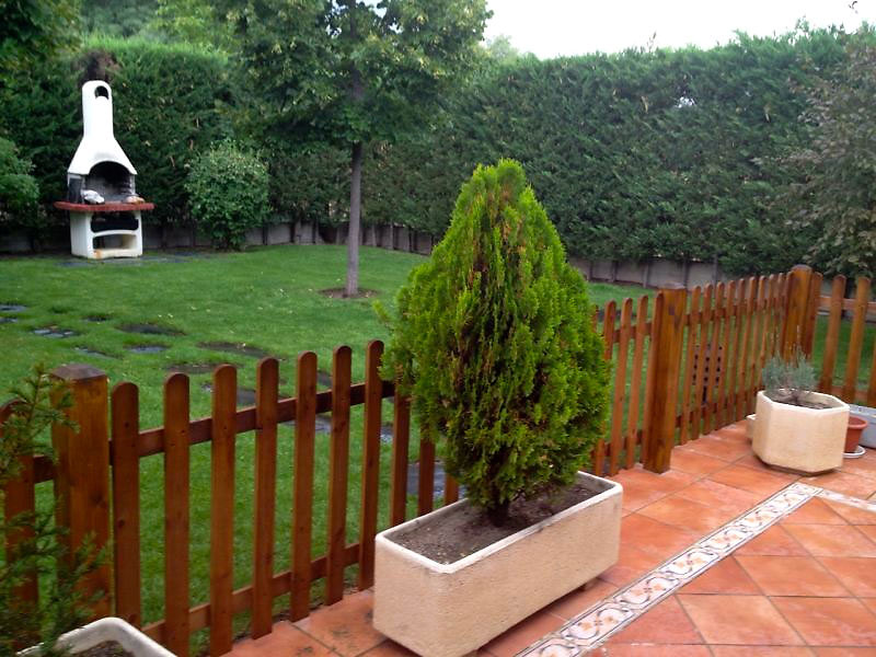 Vallas de madera para jardín - Pérgolas La Arboleda